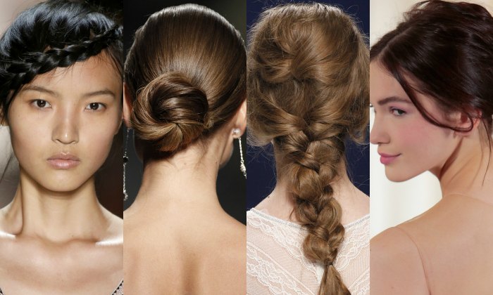 How to wear jewelry in the hair with four different wedding hairstyles