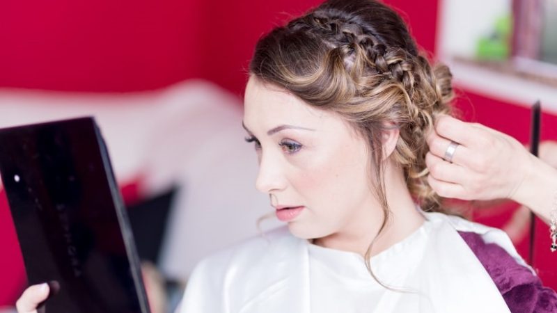 7 valid tips for the wedding hairstyle test