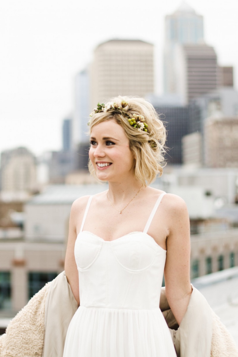 Bridal hairstyles for short hair: the trendiest hairstyle for the day of the yes!
