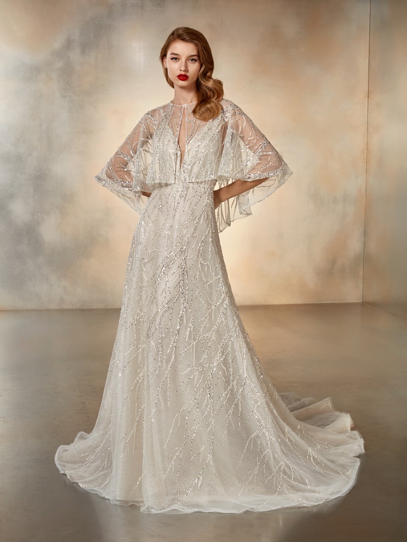 Bridal looks for a romantic wedding with a vintage taste