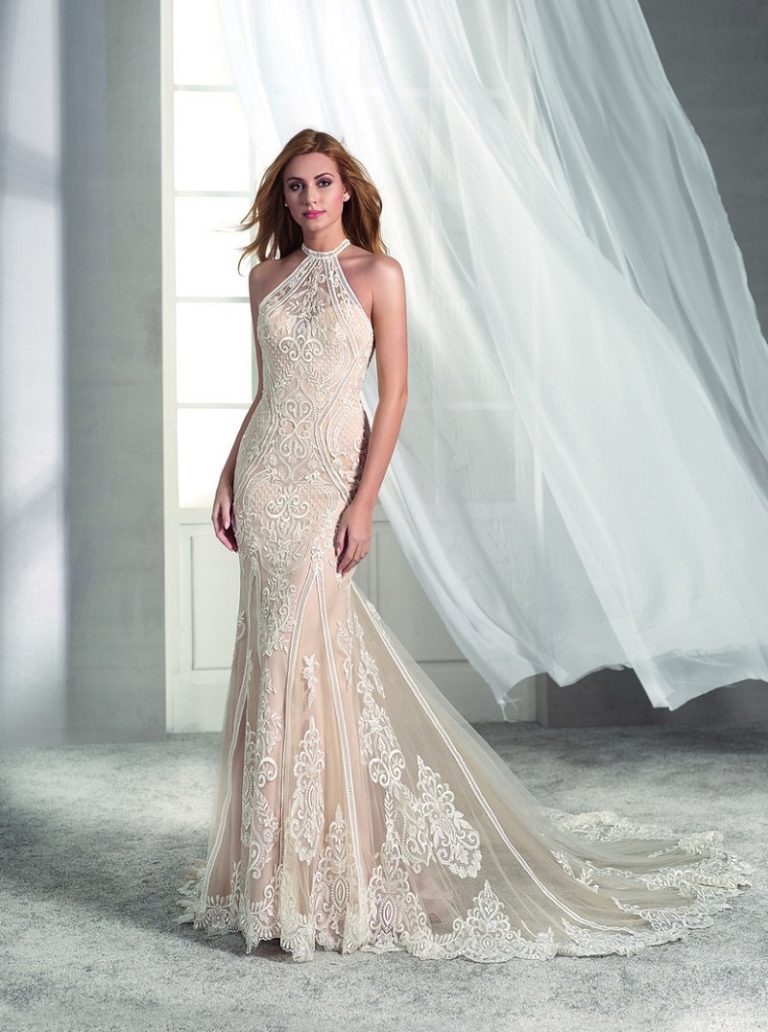 Pastelcolored wedding dresses all the nuances of