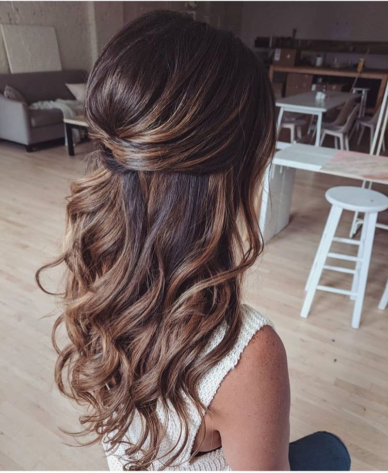 Bridal hairstyles for long hair