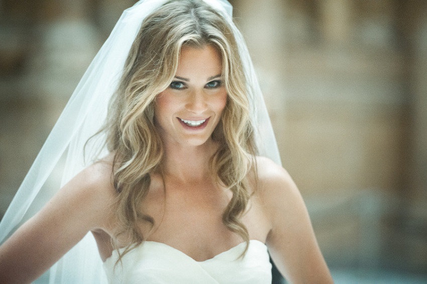 Loose Waves Wedding Hairstyles for Bridesmaids