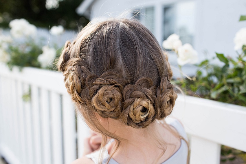 Flower Crown Wedding Hairstyles for Bridesmaids