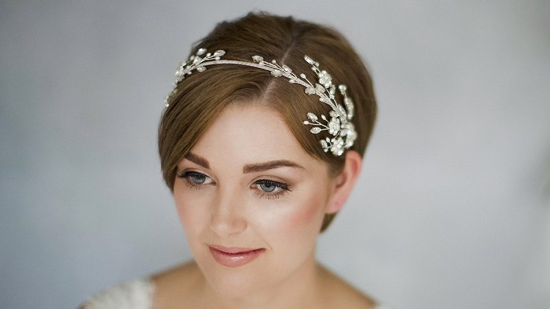 Explore Exquisite Bridal Headpieces for Short Hair