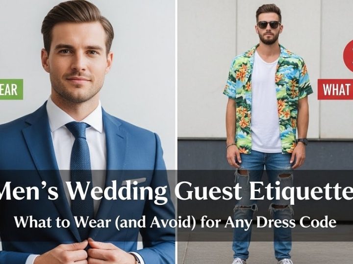 Men’s Wedding Guest Attire Etiquette: What to Wear (and Avoid) for Any Dress Code