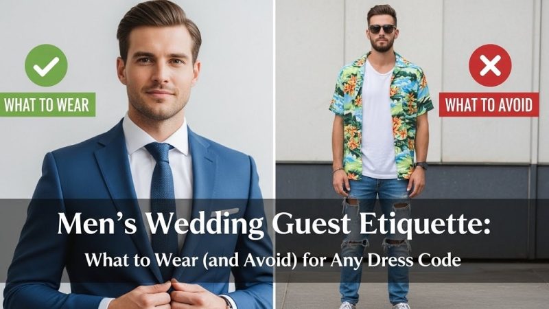 Men’s Wedding Guest Attire Etiquette: What to Wear (and Avoid) for Any Dress Code