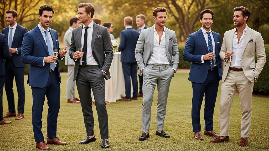 Can men wear black to a wedding