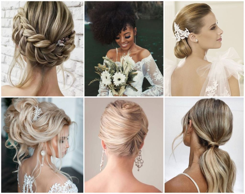 Healthy, shiny hair ready for elegant wedding hairstyle styling