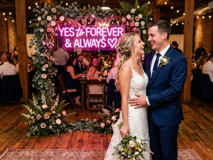 How to Pick Custom LED Signs for Your Ohio Wedding